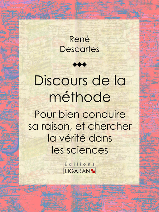 Title details for Discours de la méthode by René Descartes - Available